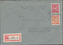 Hoyerswarda Oberlausitz Schließfach 76, Blanko-Zettel Mit Z2 - Labels For Registered Mail