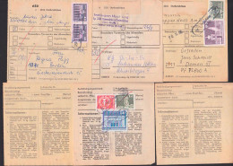 Oschersleben 3 Paketkarten PSSt. Hamersleben, Kroppenstedt Dabei 2541(2) 40 Pf. Brandenburger Tor - Covers & Documents