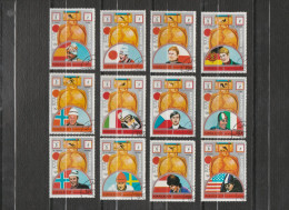 Ajman - Lot 35 Timbres - Jeux Olympiques Sapporo1972  - Mi 1635 à 1668 - Adschman