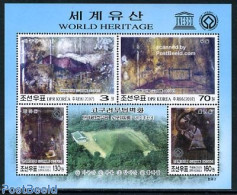 Korea, North 2007 World Heritage S/s, Mint NH, History - World Heritage - Art - Cave Paintings - Prehistoria