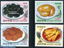 Korea, North 2008 National Food 4v, Mint NH, Health - Food & Drink - Food