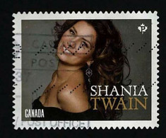 2014 Shania Twain  Michel CA 3160 Stamp Number CA 2768 Yvert Et Tellier CA 3034 Used - Gebruikt