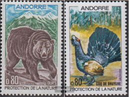 Andorra - French Post 230-231 (complete Issue) Unmounted Mint / Never Hinged 1971 Conservation - Markenheftchen