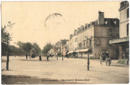 CPA DE CHATELLERAULT  (VIENNE)  BOULEVARD BLOSSAC-SUD - Chatellerault