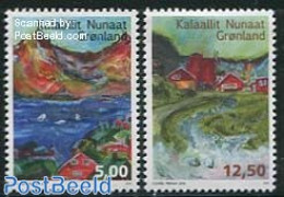 Greenland 2014 Songs, Paintings 2v, Mint NH, Performance Art - Music - Art - Modern Art (1850-present) - Paintings - Ungebraucht