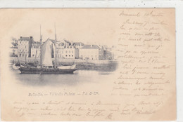 56 - BELLE ILE En MER : Vue Du Palais Vers 1898 - Très Rare Carte Précurseur - éditeur FA Et Cie - Belle Ile En Mer