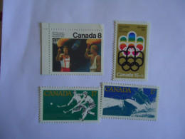 CANADA MNH  4 STAMPS  SPORT  OLYMPIC GAME MONTEAL 1966 - Estate 1976: Montreal