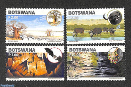 Botswana 2019 Tourist Attractions 4v, Mint NH, History - Nature - Various - Geology - Animals (others & Mixed) - Bats .. - Rotary, Lions Club
