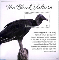 Saint Vincent 2020 Black Vulture S/s, Mint NH, Nature - Birds - Birds Of Prey - St.Vincent (1979-...)