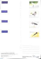 Hong Kong 2000 Illustrated Postcard Set Birds (4 Cards), Unused Postal Stationary, Nature - Birds - Lettres & Documents