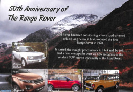 Antigua & Barbuda 2021 50 Years Range Rover 4v M/s, Mint NH, Transport - Automobiles - Autos