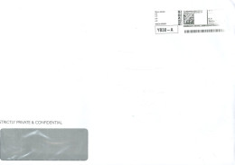 SWITZERLAND - 2024 - POSTAL FRANKING MACHINE LABEL COVER TO DUBAI.. - Lettres & Documents