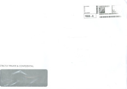 SWITZERLAND - 2024 - POSTAL FRANKING MACHINE LABEL COVER TO DUBAI.. - Brieven En Documenten