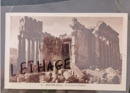 LIBAN BAALBEK LE TEMPLE DE BACCHUS POSTCARD NEW 1930 #1/150 - Lebanon