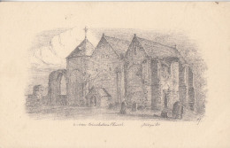 CN89. Vintage Judges Postcard. Drawing Of Winchelsea Church, Sussex - Sonstige & Ohne Zuordnung