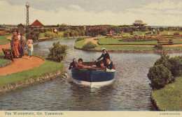 CN15. Vintage Postcard. The Waterways, Great Yarmouth. - Great Yarmouth