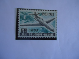 BELGIUM  MNH  STAMPS AIRPLANES  1963 - Avions