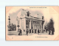 PARIS : Exposition 1900, Les Manufactures De Tabac - Très Bon état - Mostre