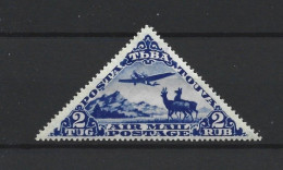 Touva 1934 Airmail Plane & Animals Y.T. A 9A * - Tuva