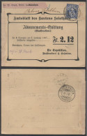 SUISSE - SCHWEIZ - SOLOTHURN / 1907 NACHNAHME KARTE (ref 8949) - Briefe U. Dokumente