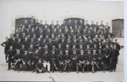 Photo Groupe Soldats école Officers? Armée Française Années 1900-10 - War, Military