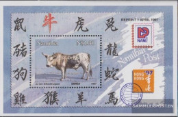 Namibia - Southwest Block26II (complete Issue) Unmounted Mint / Never Hinged 1997 Year Of Ox - Namibie (1990- ...)