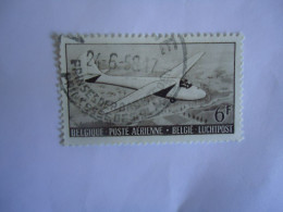 BELGIUM  USED    STAMPS    AIRPLANES  WITH POSTMARK 1958 - Avions