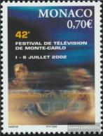 Monaco 2604 (complete Issue) Unmounted Mint / Never Hinged 2002 Fernsehfestival - Neufs