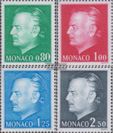 Monaco 1251-1254 (complete Issue) Unmounted Mint / Never Hinged 1977 Clear Brands: Prince Rainer III. - Unused Stamps