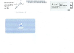 BELGIUM - 2023 - POSTAL FRANKING MACHINE LABEL COVER TO DUBAI.. - Covers & Documents