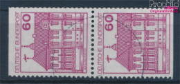 BRD 1028C/D Senkrechtes Paar Gestempelt 1980 Burgen Und Schlösser (10351825 - Oblitérés