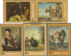 Soviet Union 4036-4040 (complete Issue) Unmounted Mint / Never Hinged 1972 Paintings - Nuevos