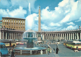 *CPM - ITALIE - LATIUM - ROME - Place St Pierre -autobus - San Pietro