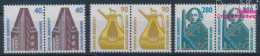 BRD 1379-1381 Waagerechte Paare (kompl.Ausg.) Postfrisch 1988 Sehenswürdigkeiten (10343357 - Unused Stamps