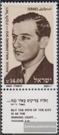 Israel 933 With Tab (complete Issue) Unmounted Mint / Never Hinged 1983 Raoul Wallenberg - Unused Stamps (with Tabs)