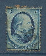 PAYS BAS , NEDERLAND , 5 C , Guillaume III  , 1864 , N° YT 4 , µ - Usados