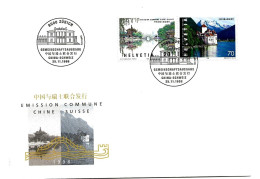 CH - 158 - Enveloppe Avec Oblit Spéciale "émission Chine-Suisse Zürich 1998" - Poststempel