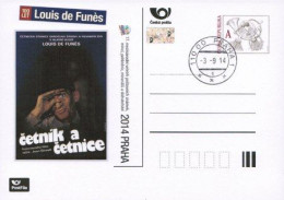 CDV A 202 Czech Republic Sberatel/Collector/Sammler L. De Funes 2014 Police - Postkaarten