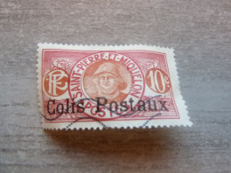 Saint-Pierre-et-Miquelon - Colis Postaux - Surchargé -10c. - Yt 3 - Rose Et Rouge - Année 1901 - - Usati