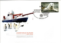 GERMANY,   FDC,  Polar Bear       /     ALLEMAGNE,  Lettre De Première Jour,  L`ours Polaire     2008 - Ours