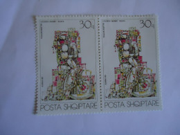 ALBANIA  MNH   PAIR  STAMPS   CULTURE   PAINTING - Other & Unclassified