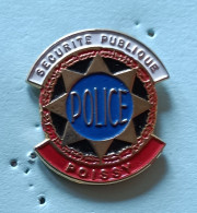 Pin's Police Securité Publique Poissy - Policia