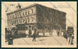 Bari Città Tram Poste Cartolina QQ4526 - Bari