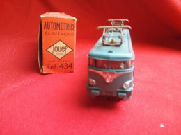 Ho, JOUEF Ancien, Automotrice électrique Ref : 434 De Couleur Verte - Toy Memorabilia