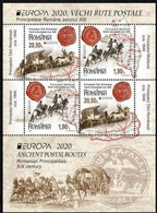 Roumanie Romania 2020 Micheln° Block 831 II *** MNH Cept Anciennes Routes Postales - 2020