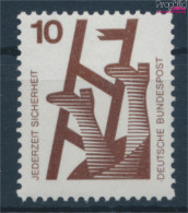 BRD 695A Rb Mit Roter Zählnummer Postfrisch 1971 Unfallverhütung (10342949 - Nuovi