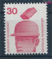 BRD 698A Rb Mit Roter Zählnummer Postfrisch 1971 Unfallverhütung (10342944 - Nuovi