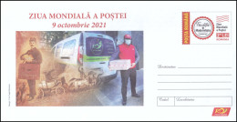 ROMANIA, 2021, World Post Day, POSTAL STATIONERY, 041/2021 - Entiers Postaux