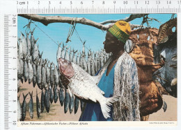 African Fisherman, Afrikanischer Fischer, Pecher Africain  - John Hinde - Zonder Classificatie