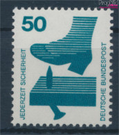 BRD 700A Rb Mit Roter Zählnummer Postfrisch 1971 Unfallverhütung (10342940 - Neufs